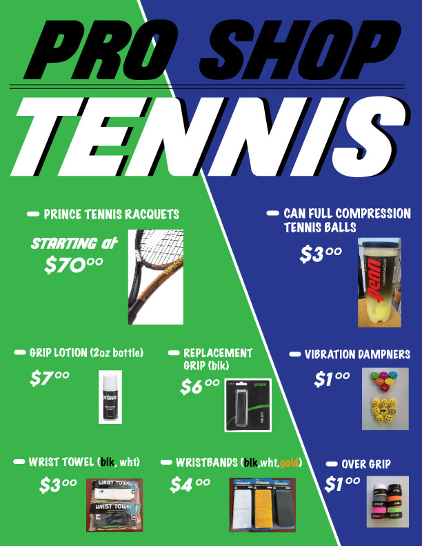 tennis pro shop